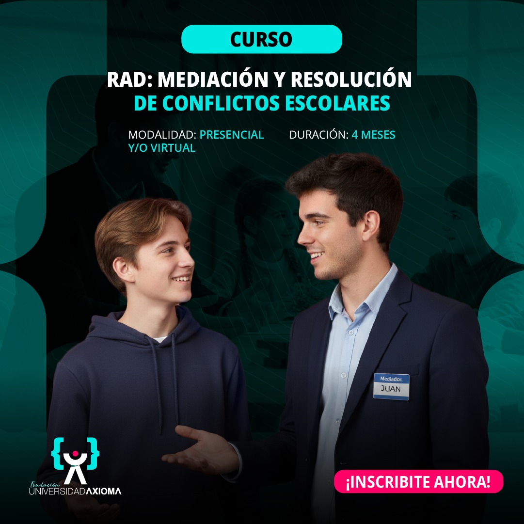RAD  MEDIACIÓN Y RESOLUCION DE CONFLICTOS - AGOSTO 2026